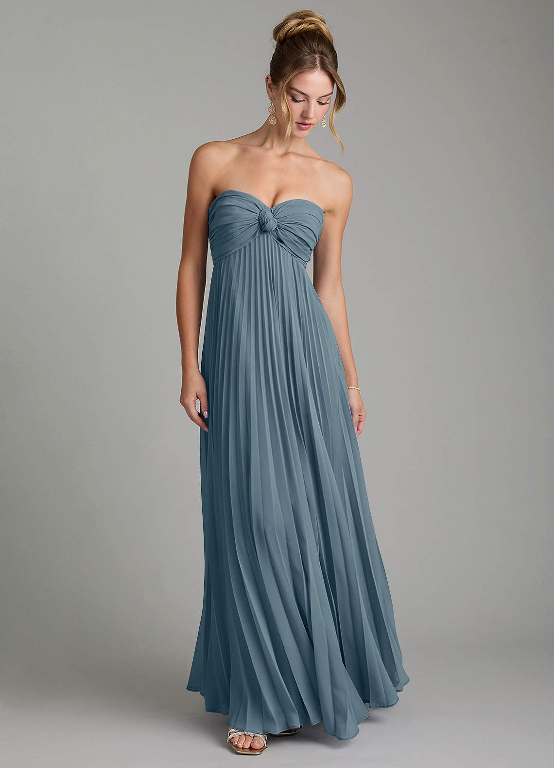Tempest A-Line Sweetheart Chiffon Bridesmaid Dress in Twilight