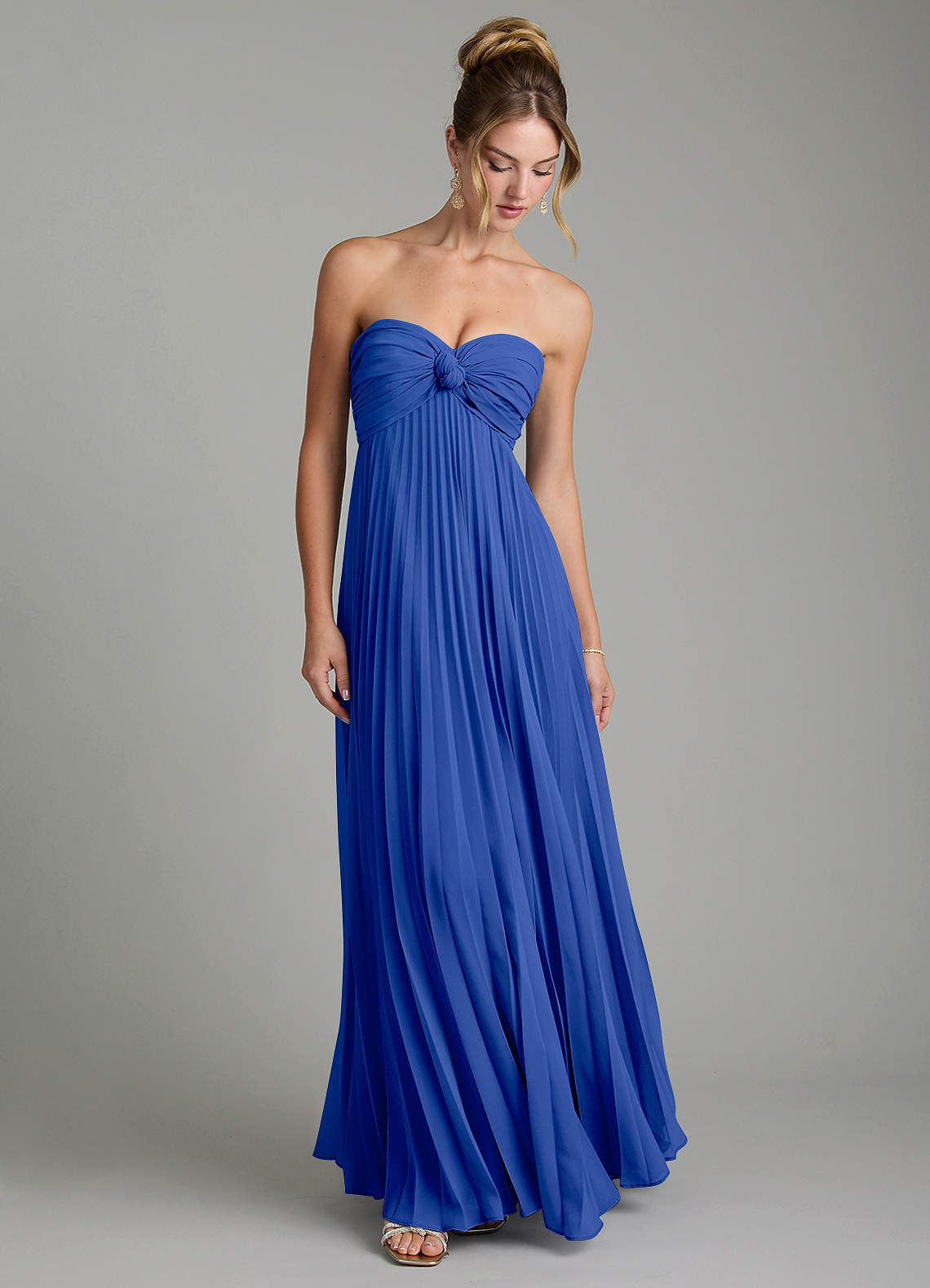Tempest A-Line Sweetheart Chiffon Bridesmaid Dress in Royal Blue