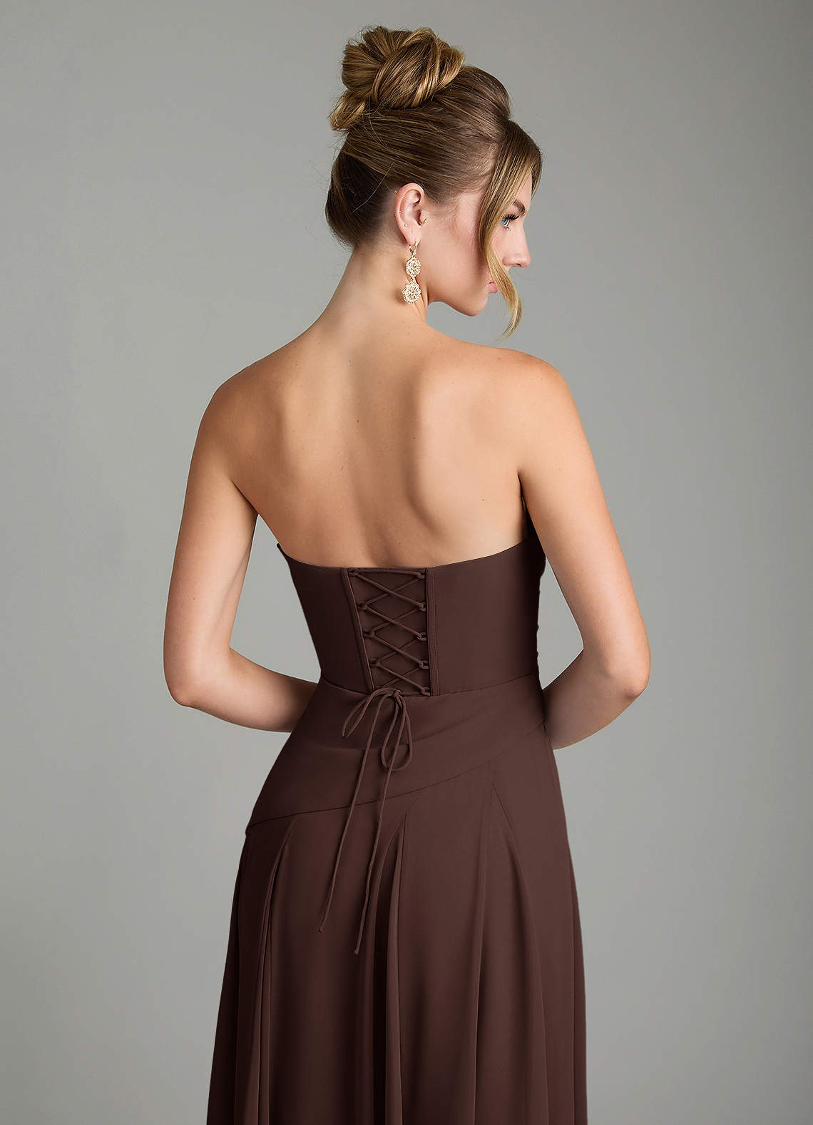 Gabriela A-Line Cowl-Neck Chiffon Bridesmaid Dress