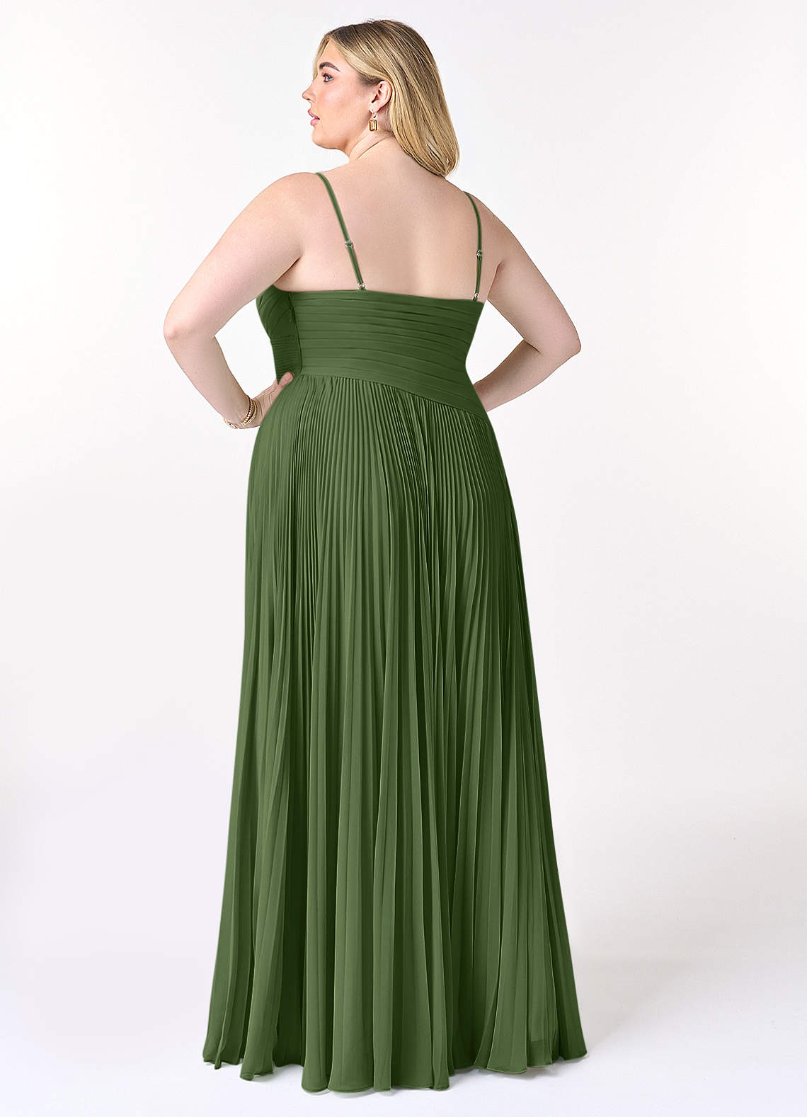 Vini A-Line V-Neck Chiffon Bridesmaid Dress