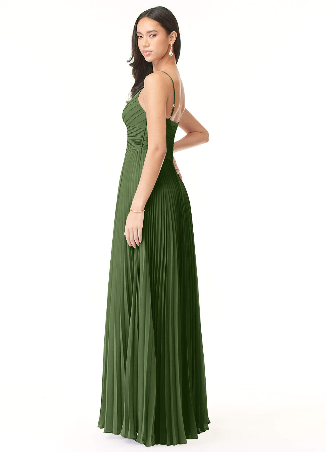 Vini A-Line V-Neck Chiffon Bridesmaid Dress