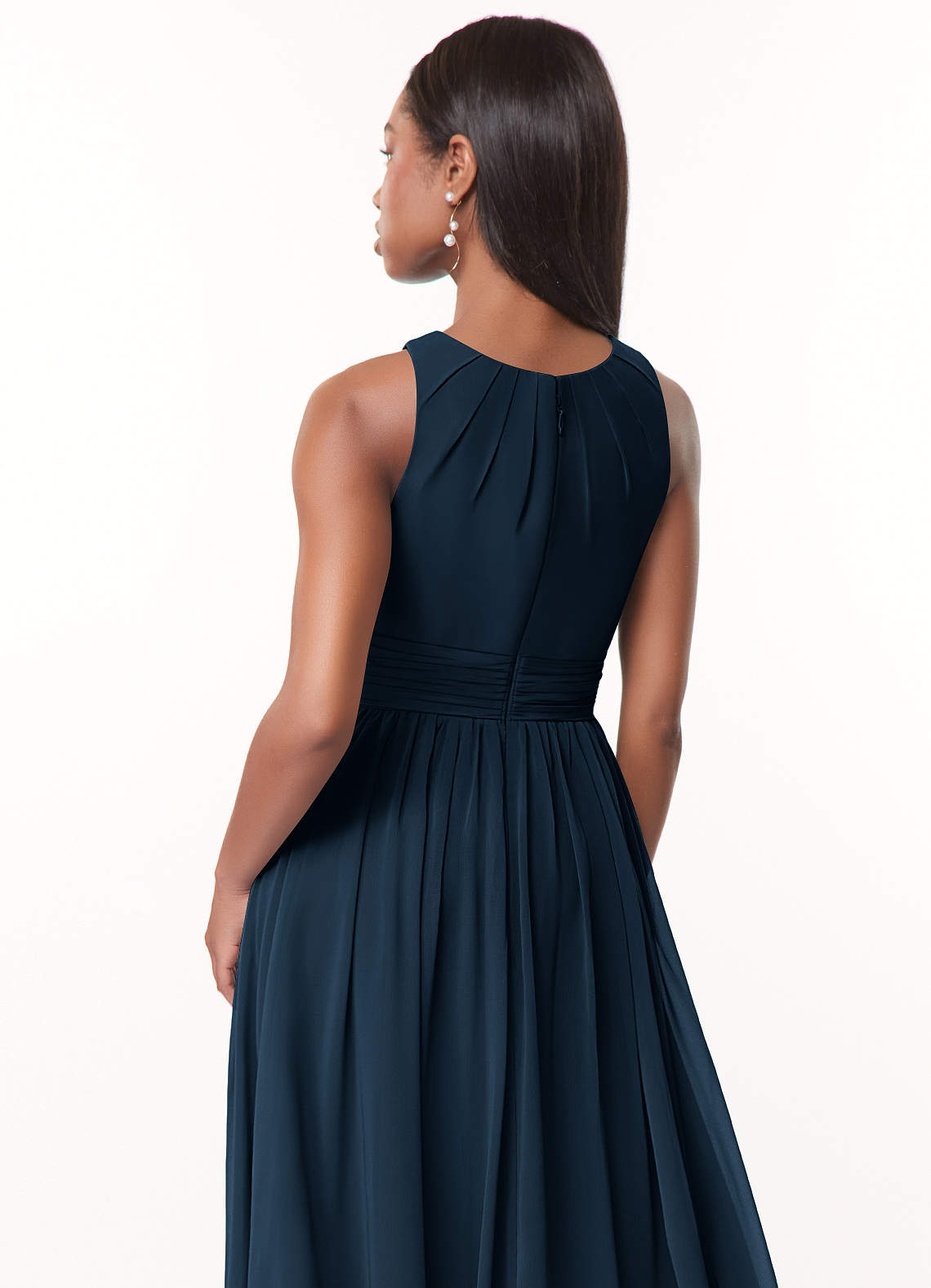 Harper A-Line Scoop-Neck Chiffon Bridesmaid Dress