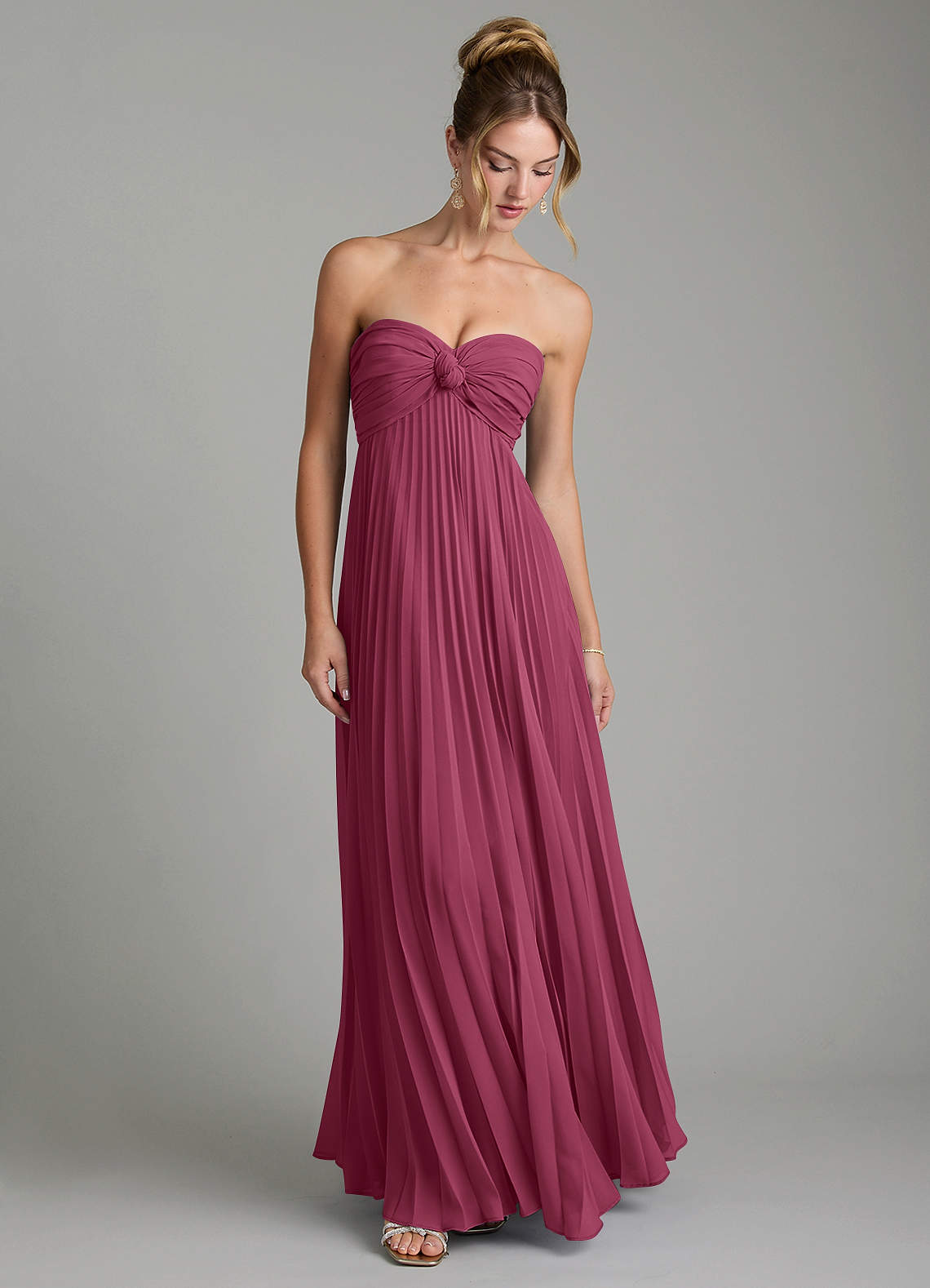 Tempest A-Line Sweetheart Chiffon Bridesmaid Dress in Mulberry