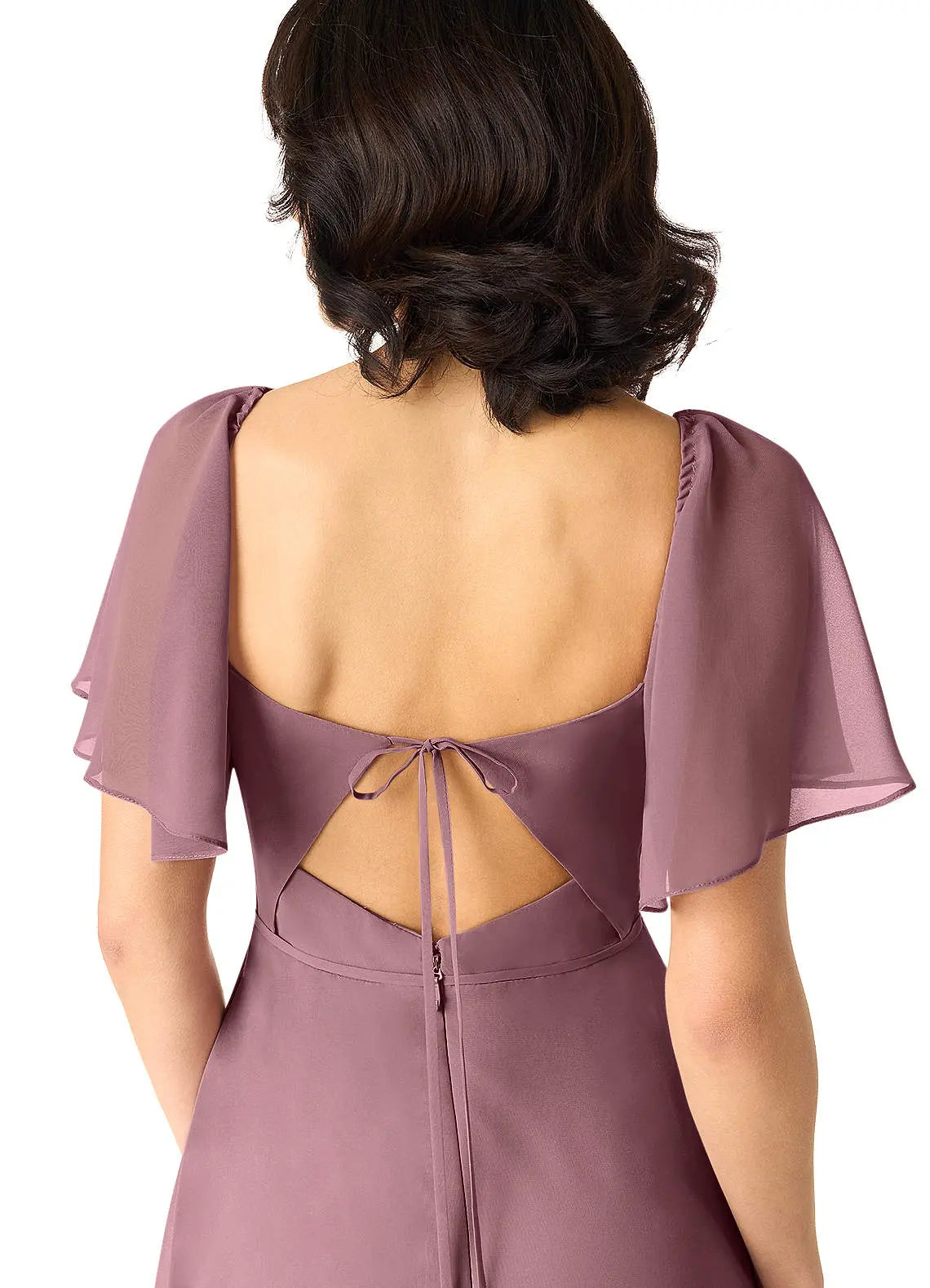 Chloe A-Line Sweetheart Chiffon Bridesmaid Dress in Amethyst