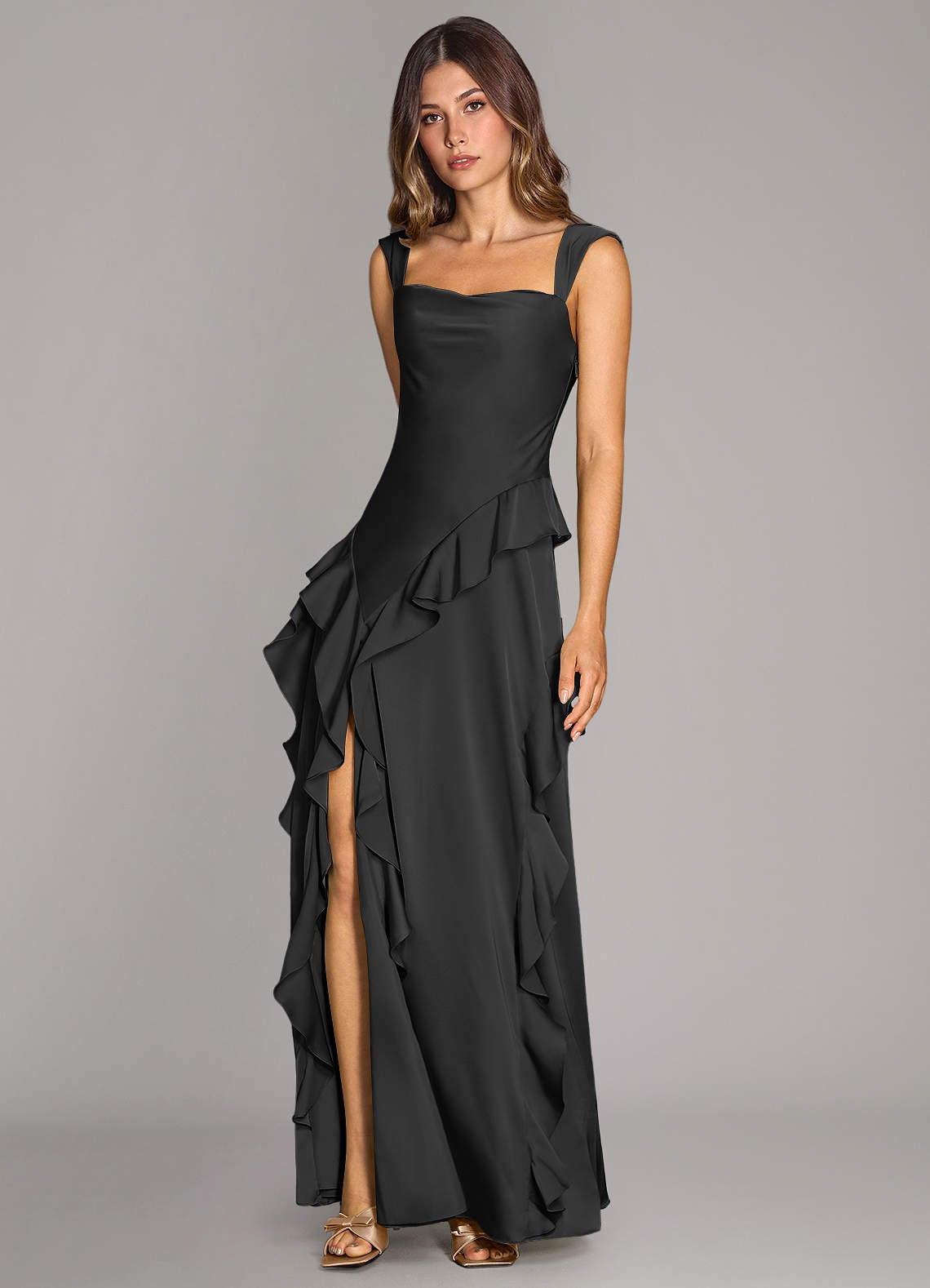 Sloane A-Line Sweetheart Stretch Satin Bridesmaid Dress