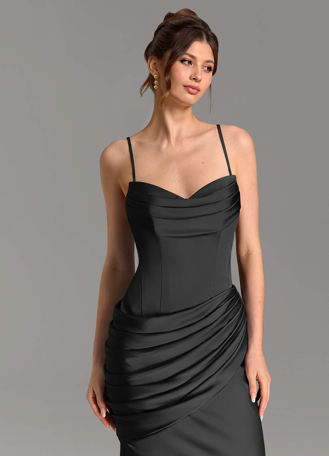Zorah Mermaid Sweetheart Stretch Satin Bridesmaid Dress