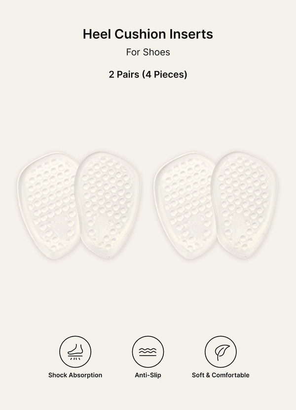 2 Pairs Invisible Gel Foot Cushions — Clear — 图 1/4