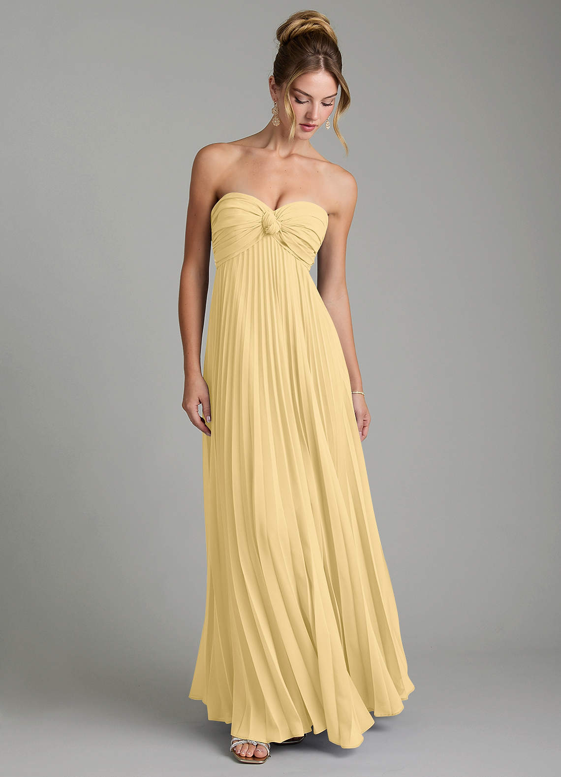 Tempest A-Line Sweetheart Chiffon Bridesmaid Dress in Butter