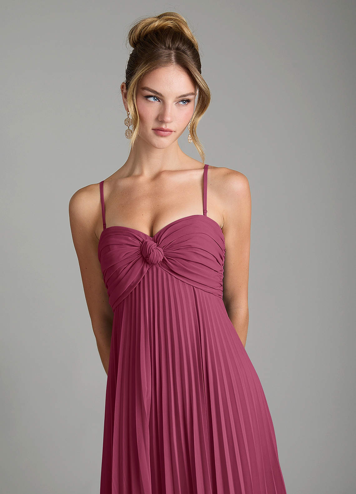 Tempest A-Line Sweetheart Chiffon Bridesmaid Dress in Mulberry