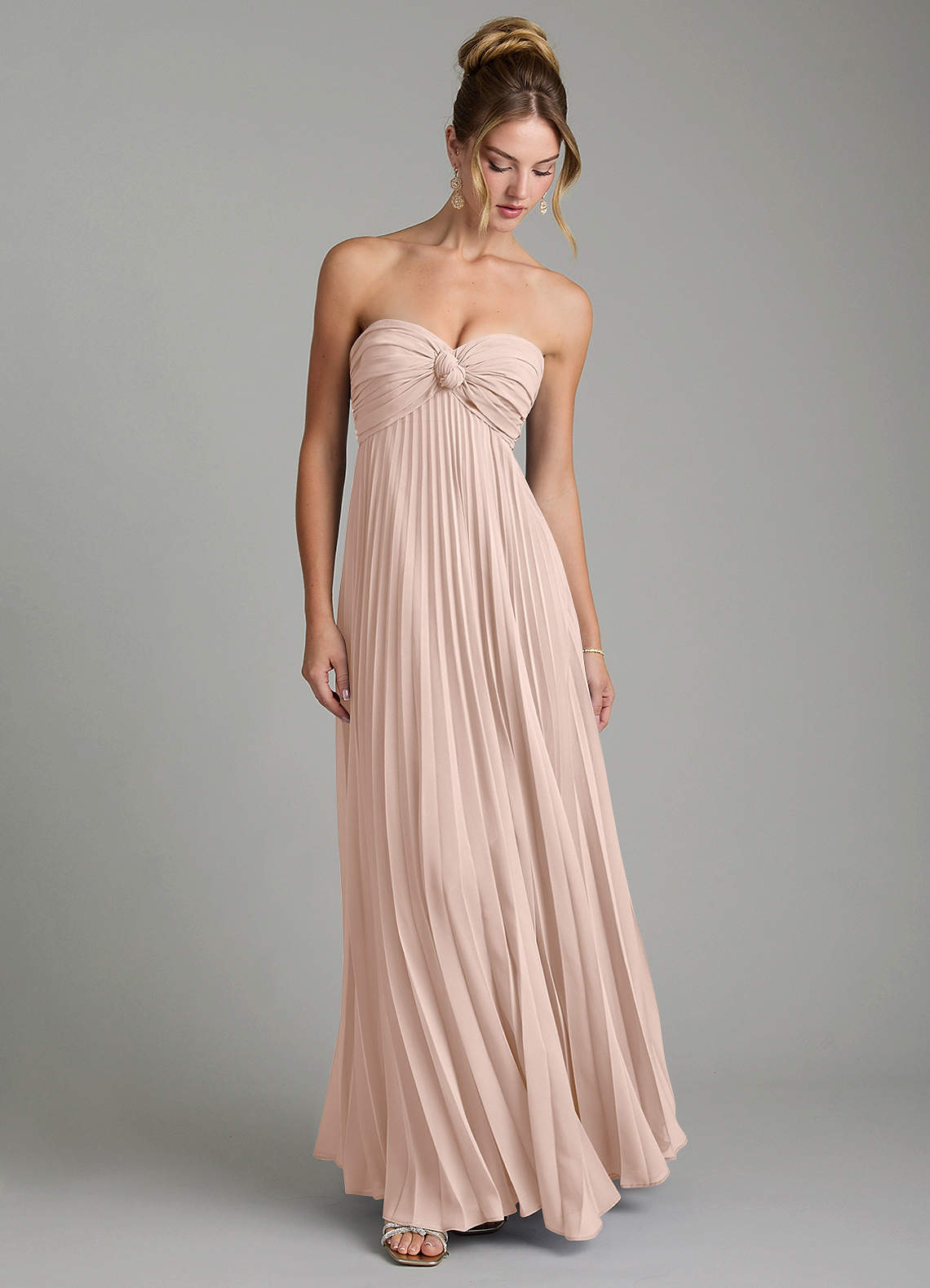 Tempest A-Line Sweetheart Chiffon Bridesmaid Dress in English Rose