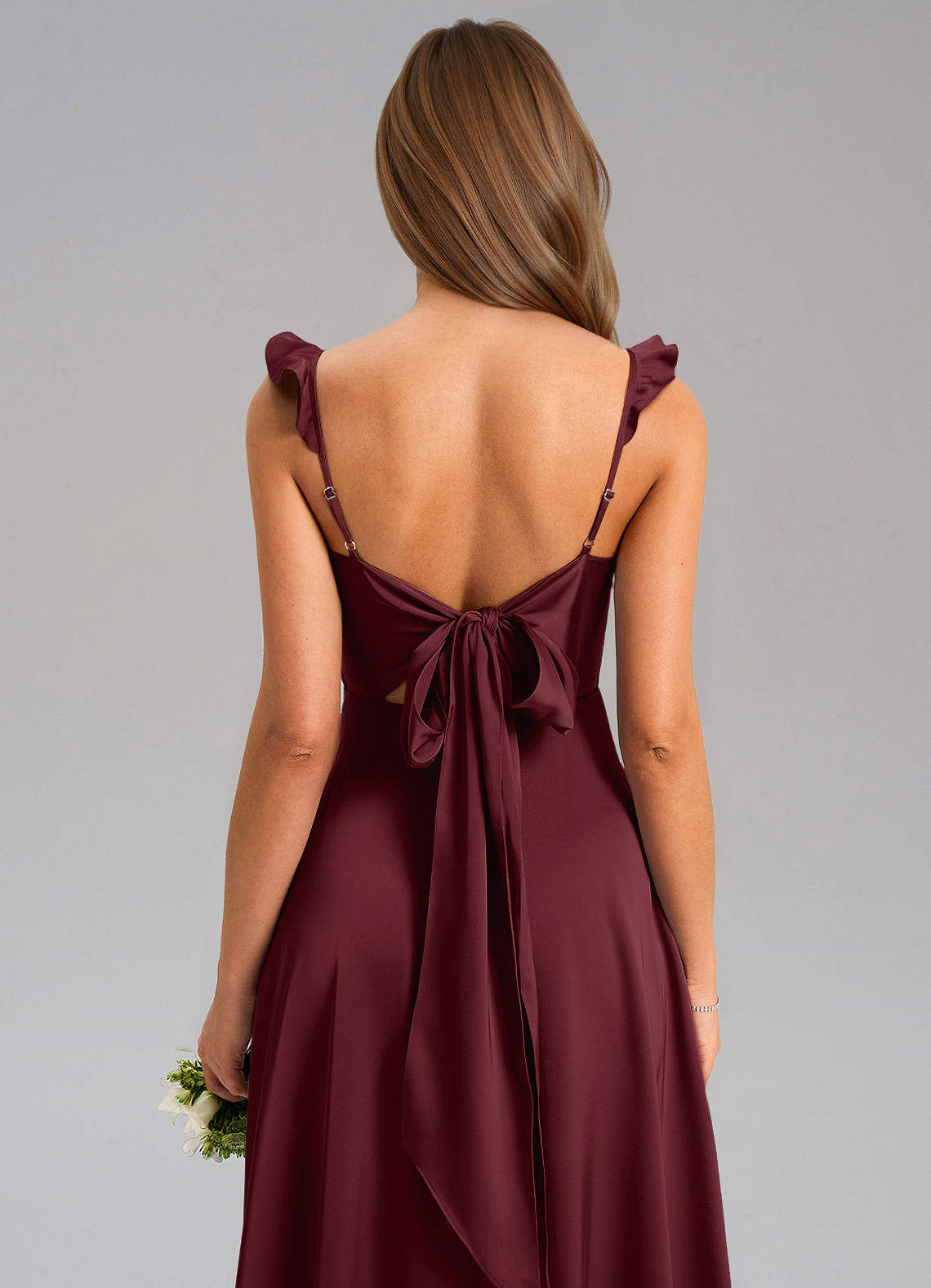 Everett A-Line V-Neck Chiffon Bridesmaid Dress