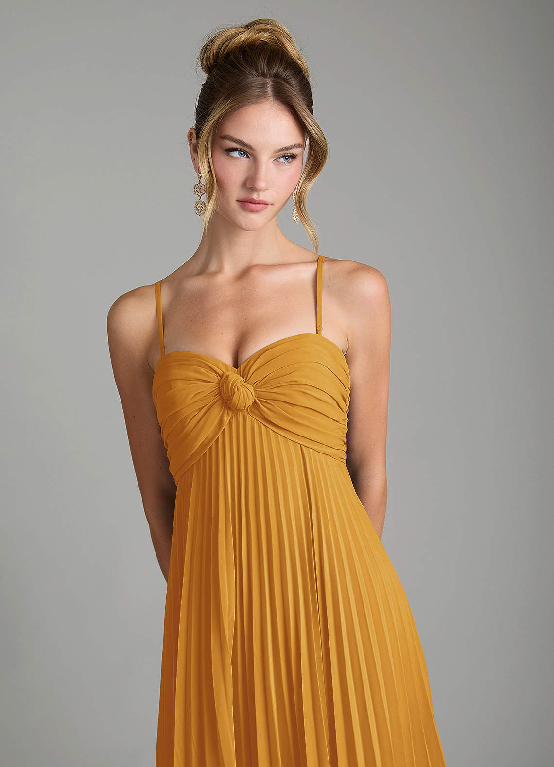 Tempest A-Line Sweetheart Chiffon Bridesmaid Dress in butterscotch