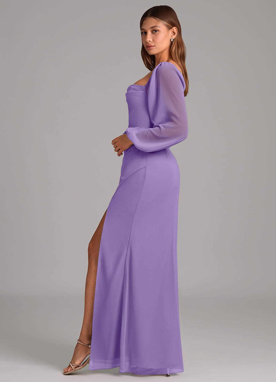 Brixley Mermaid Sweetheart Chiffon Bridesmaid Dress in Tahiti