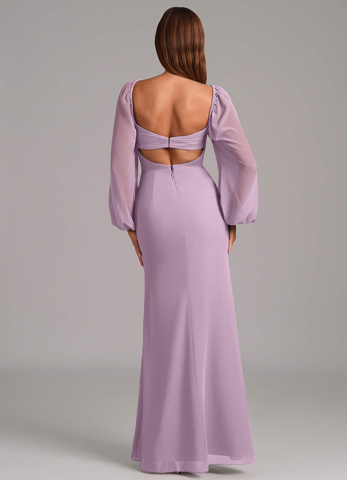 Brixley Mermaid Sweetheart Chiffon Bridesmaid Dress in Wisteria