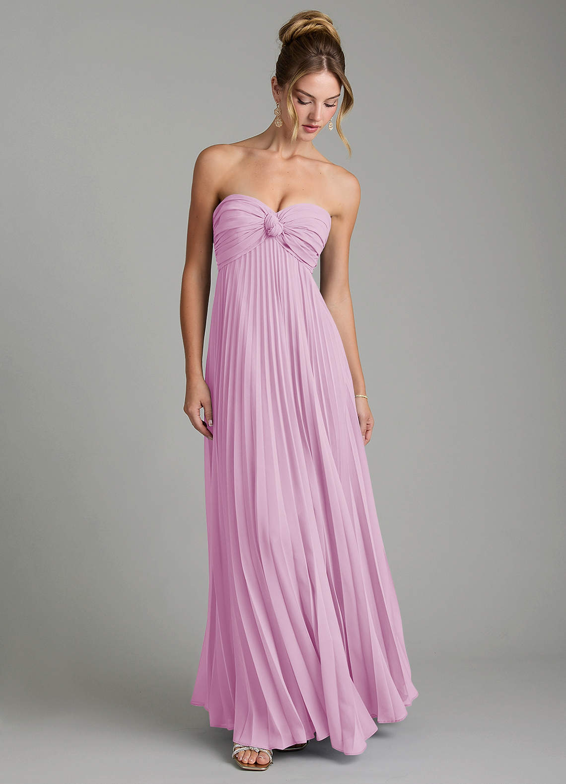 Tempest A-Line Sweetheart Chiffon Bridesmaid Dress in candy pink
