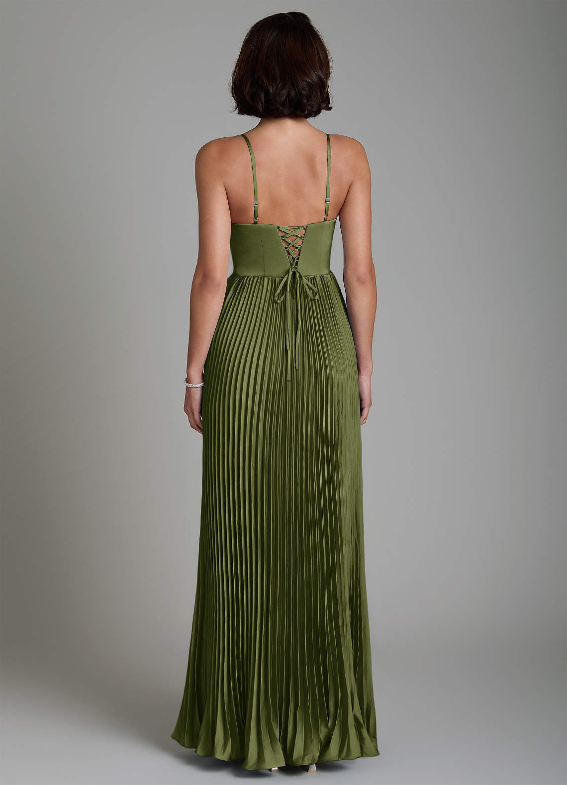 Micah A-Line Sweetheart Stretch Satin and Chiffon Bridesmaid Dress