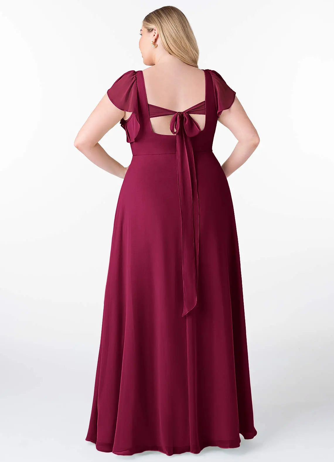 Syenna A-Line V-Neck Chiffon Bridesmaid Dress