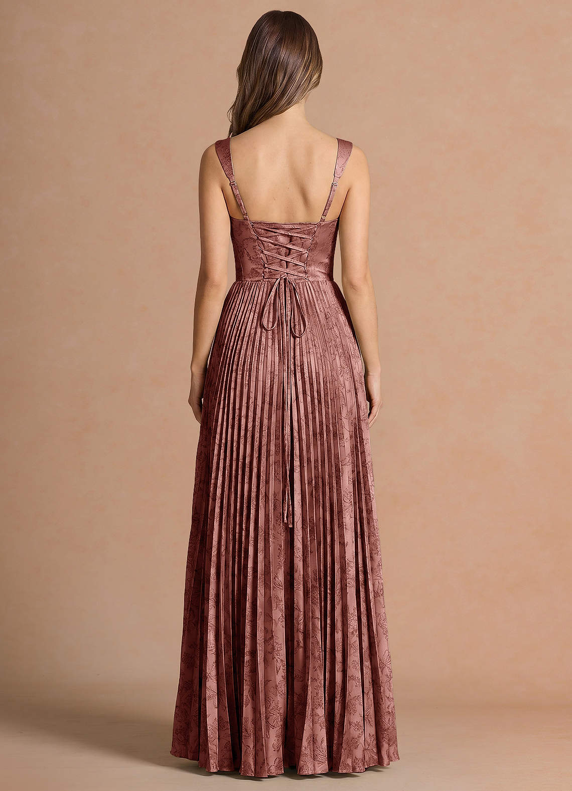 Isonelle A-Line Sweetheart Jacquard Wedding Guest Dress in Vintage Rose