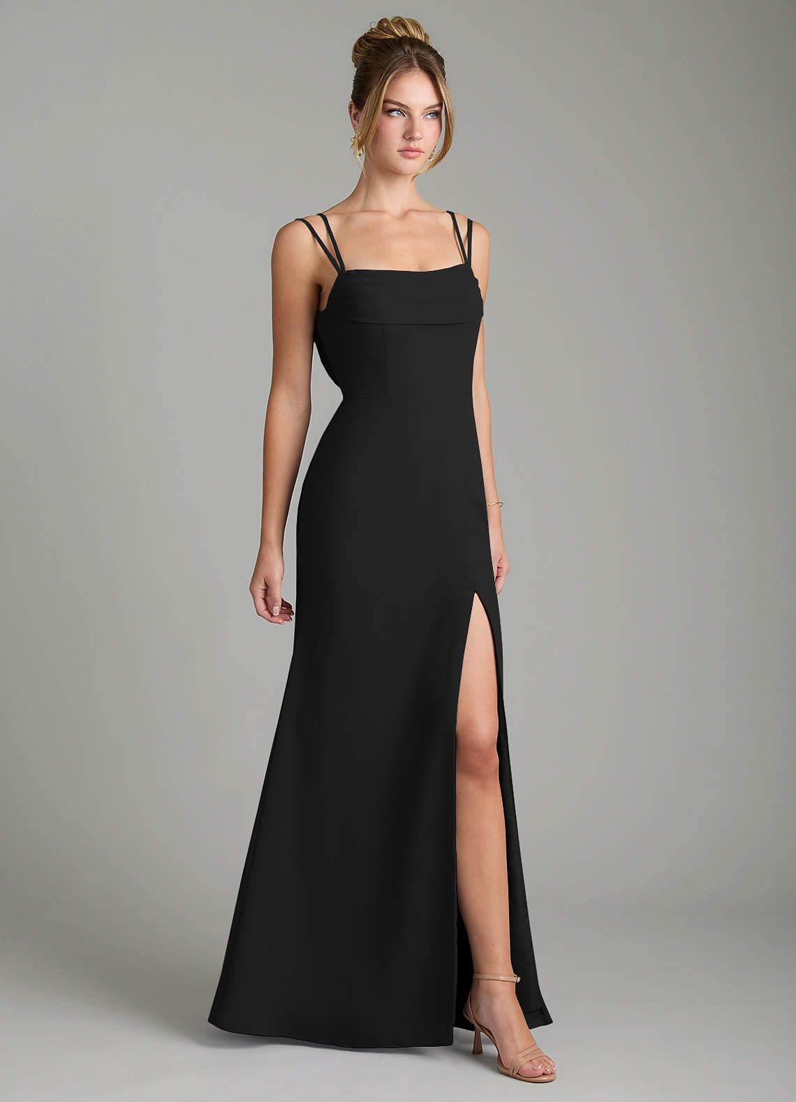 Egypt Sheath Sweetheart Chiffon Bridesmaid Dress