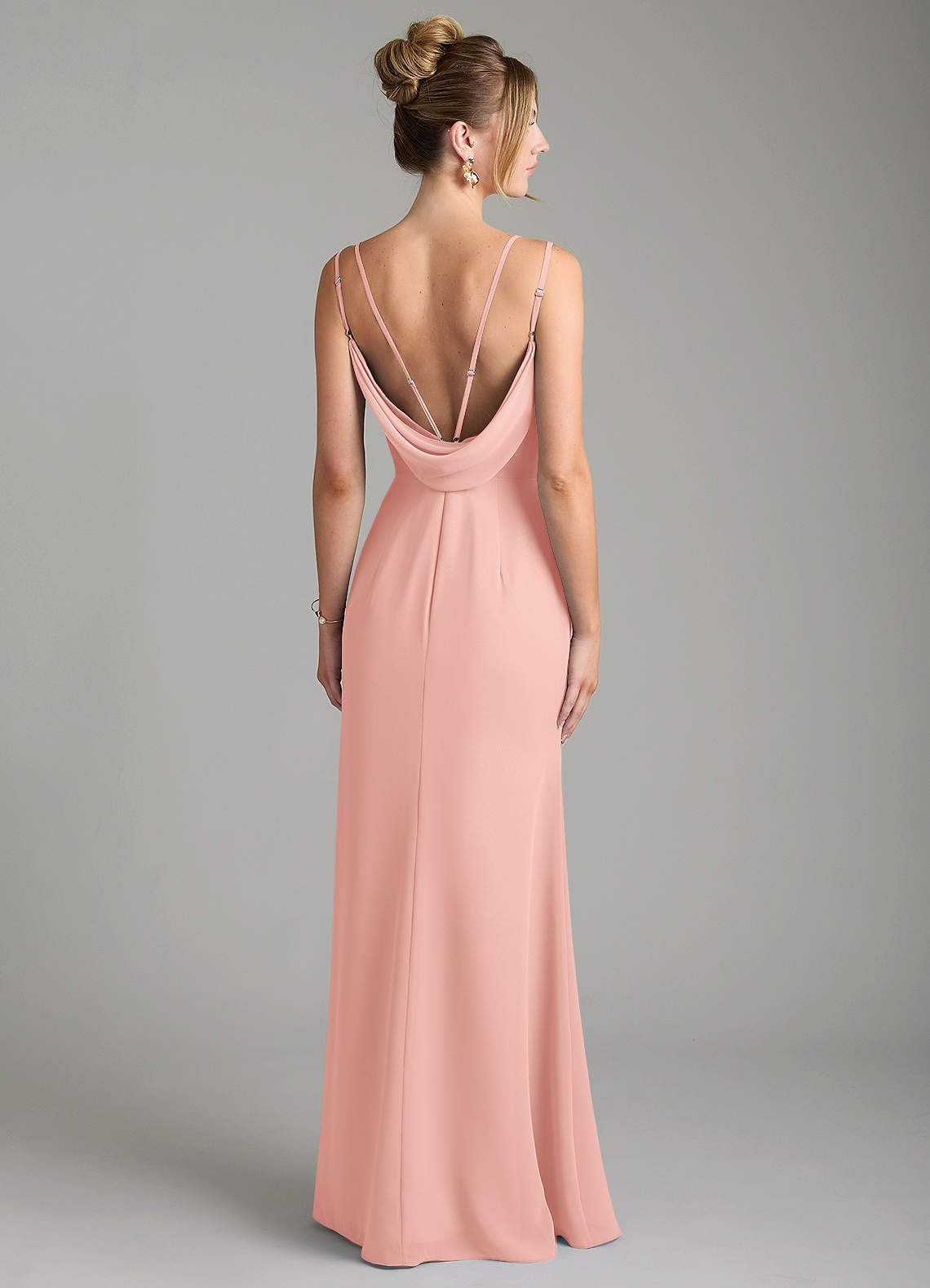 Egypt Sheath Sweetheart Chiffon Bridesmaid Dress in Rosette