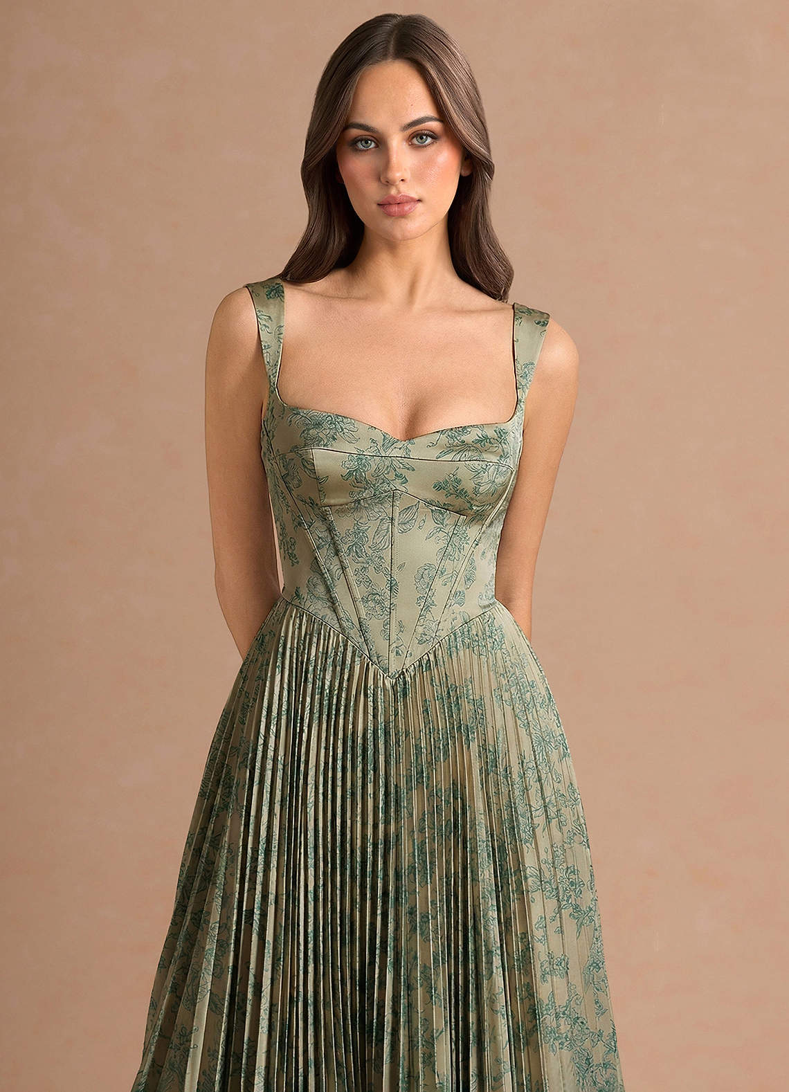 Isonelle A-Line Sweetheart Jacquard Wedding Guest Dress in Platinum Teal