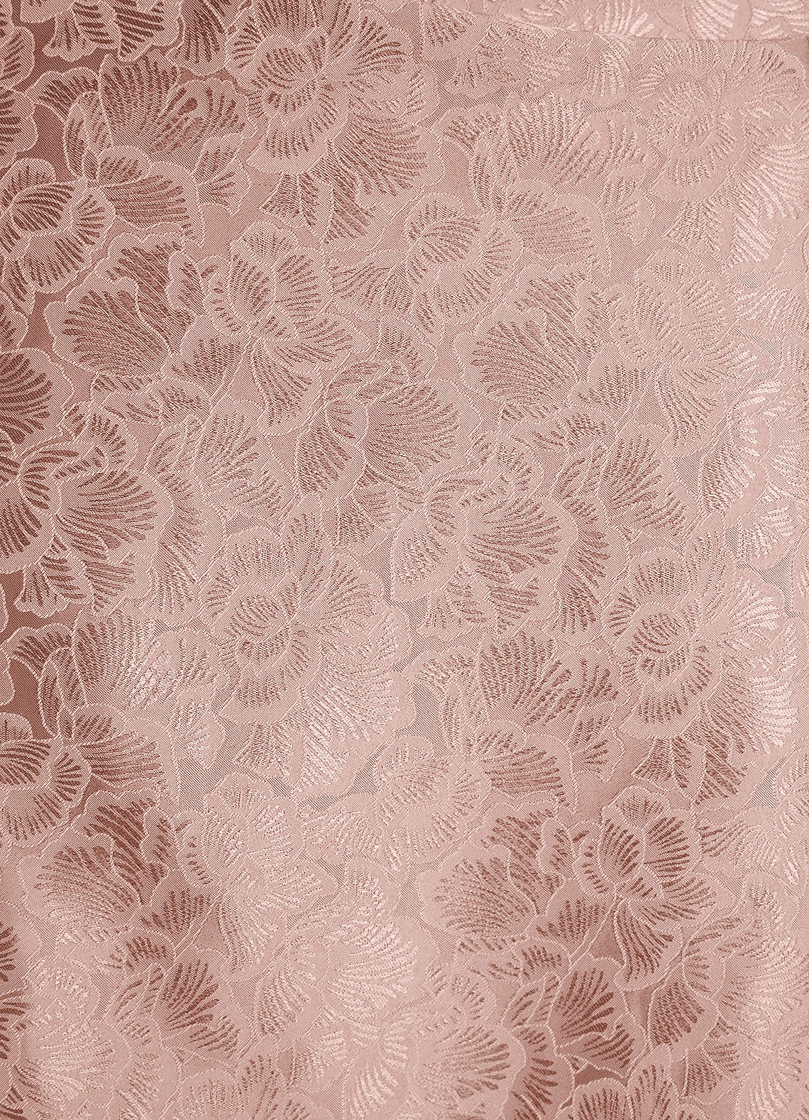 Kiana Mermaid Scoop-Neck Jacquard Wedding Guest Dress in Light Pink