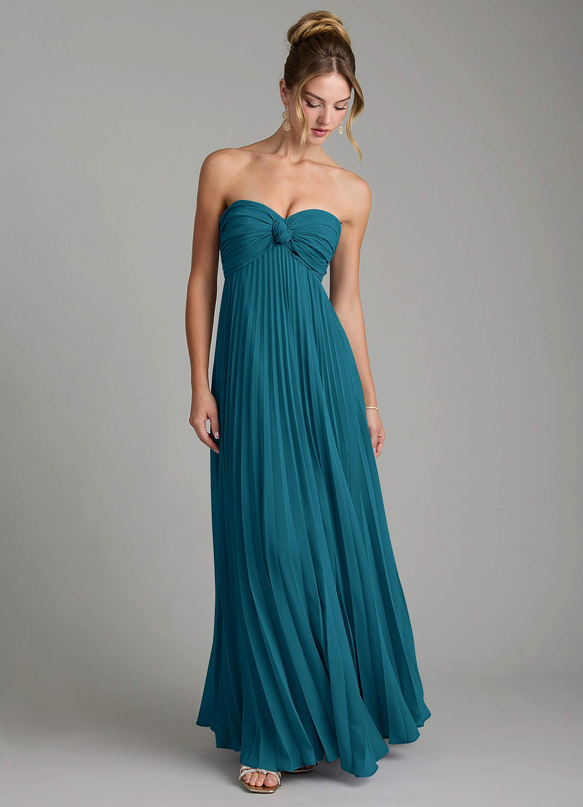 Tempest A-Line Sweetheart Chiffon Bridesmaid Dress in Ink Blue