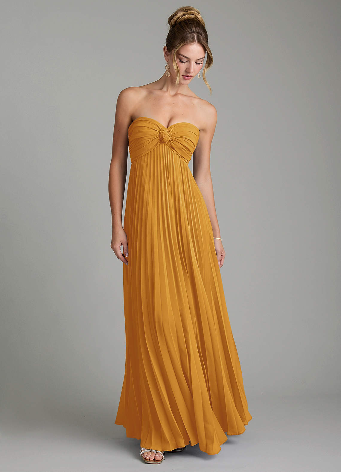 Tempest A-Line Sweetheart Chiffon Bridesmaid Dress in butterscotch