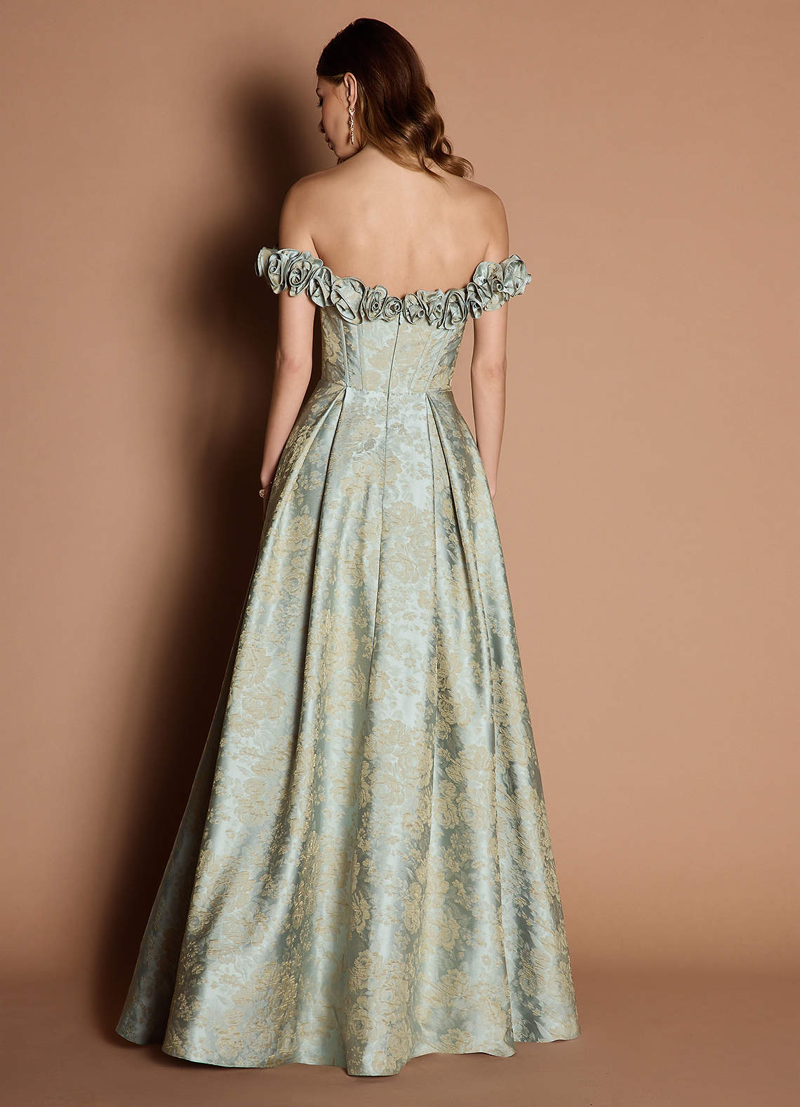Zora Vintage Blue Gown