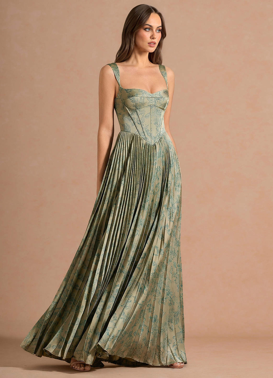Isonelle A-Line Sweetheart Jacquard Wedding Guest Dress in Platinum Teal