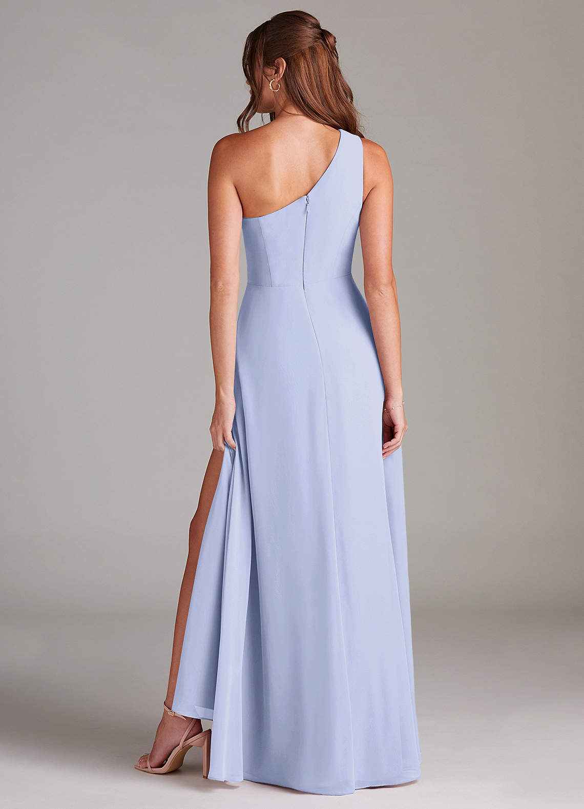 Brooke A-Line One-Shoulder Chiffon Bridesmaid Dress
