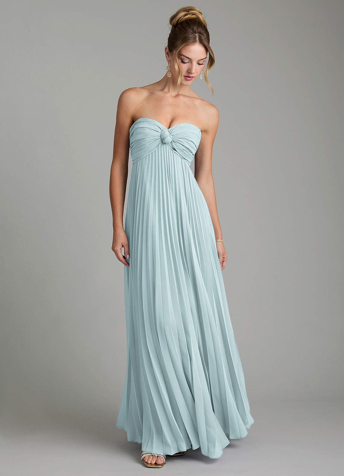 Tempest A-Line Sweetheart Chiffon Bridesmaid Dress in Mist