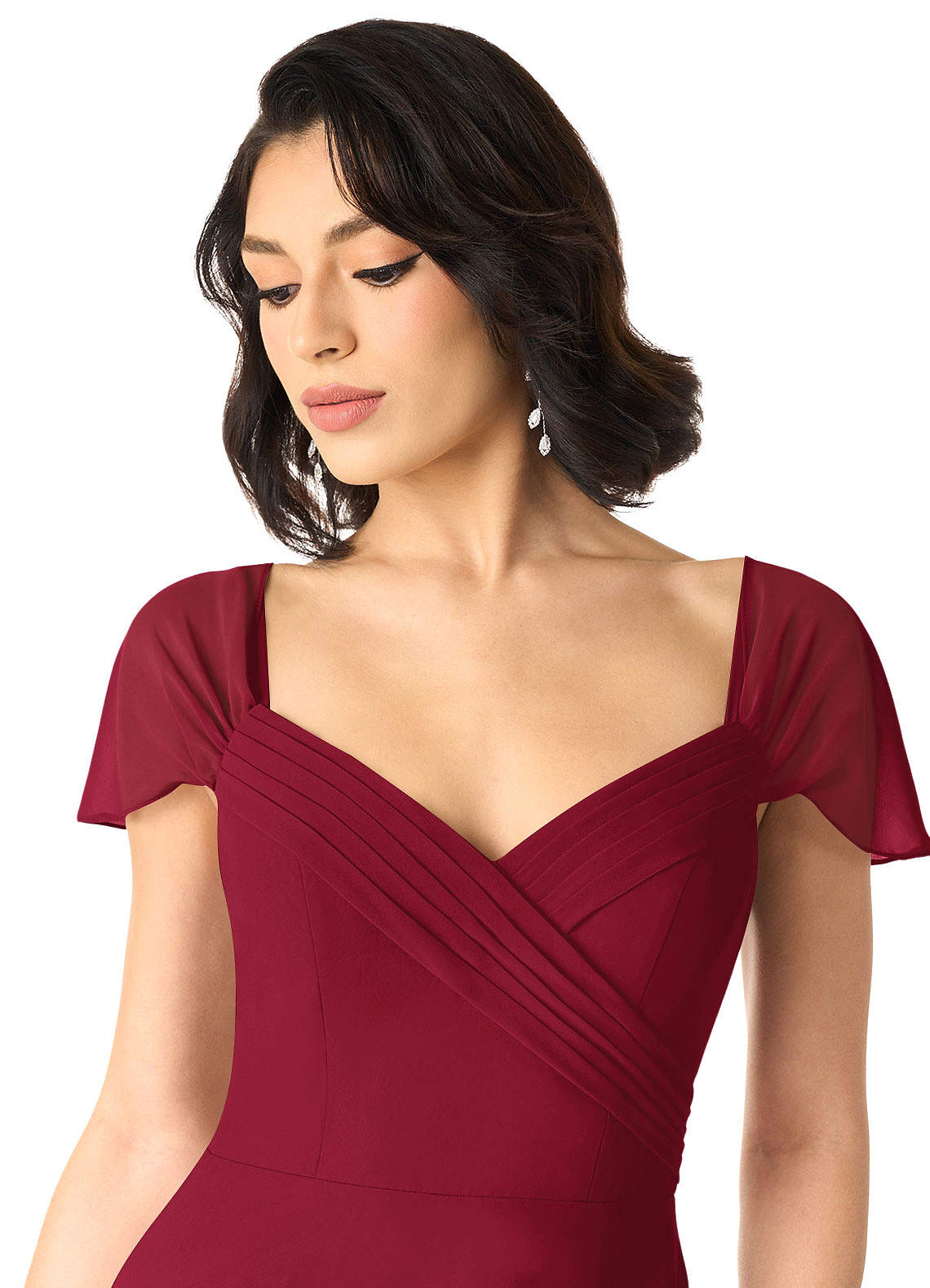 Tancie A-Line Off-the-Shoulder Chiffon Bridesmaid Dress