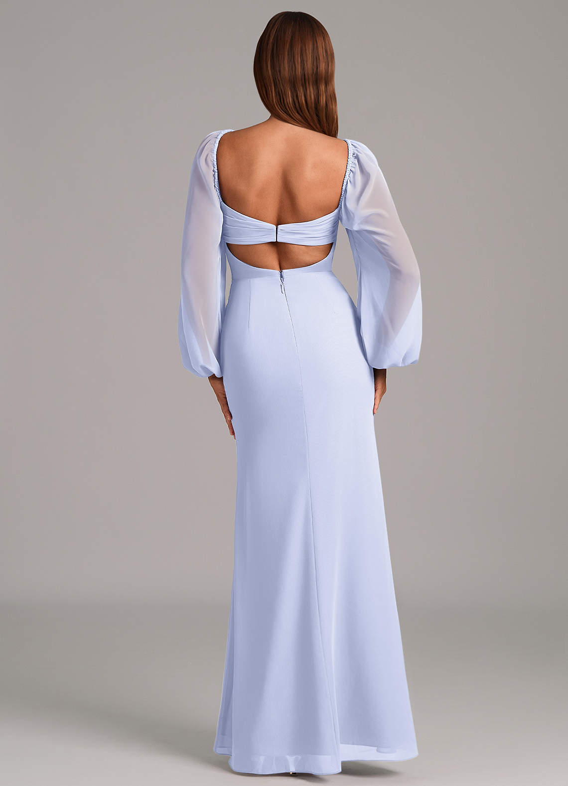 Brixley Mermaid Sweetheart Chiffon Bridesmaid Dress in Lavender