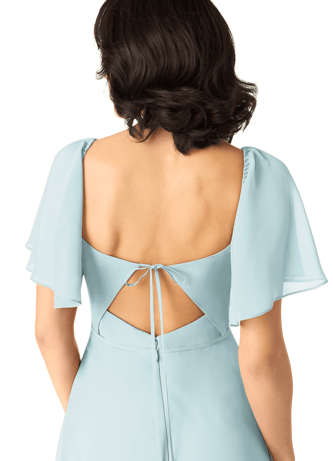 Chloe A-Line Sweetheart Chiffon Bridesmaid Dress in Mist