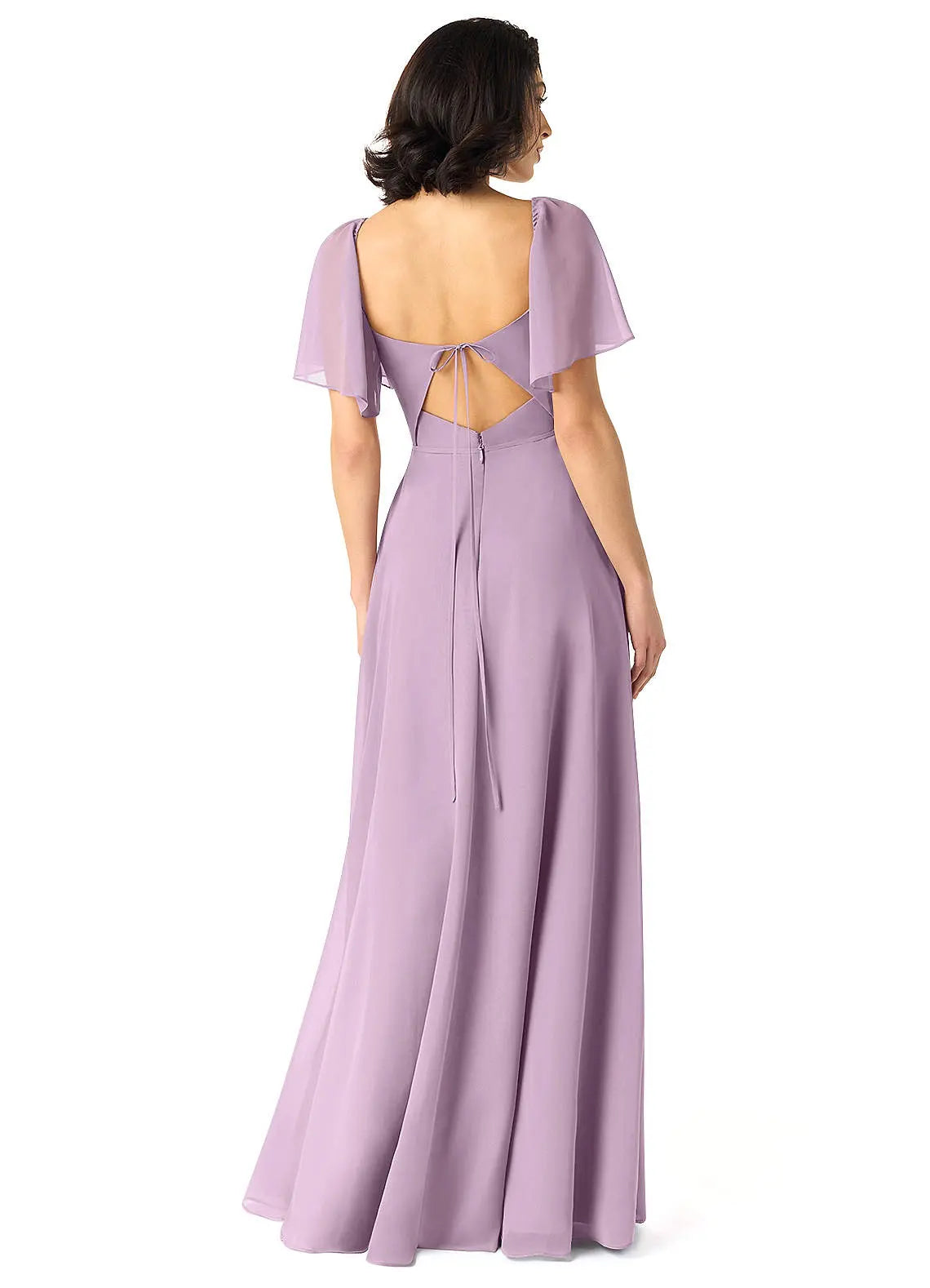 Chloe A-Line Sweetheart Chiffon Bridesmaid Dress in Wisteria