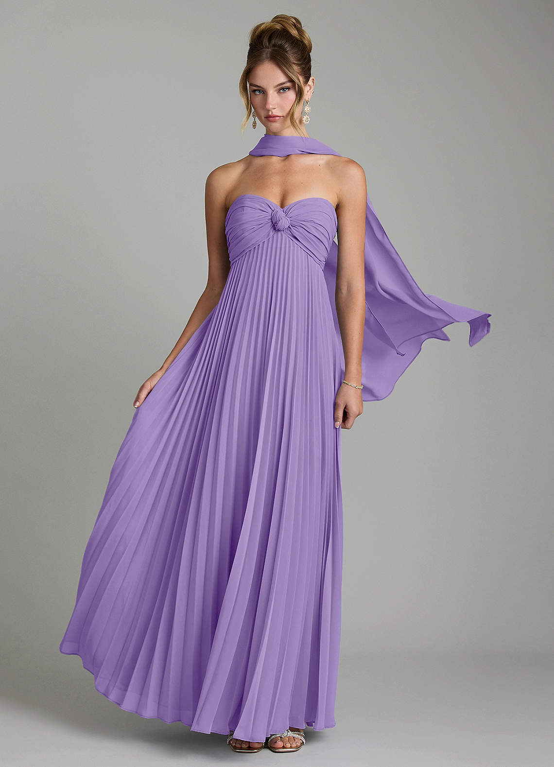 Tempest A-Line Sweetheart Chiffon Bridesmaid Dress in Tahiti
