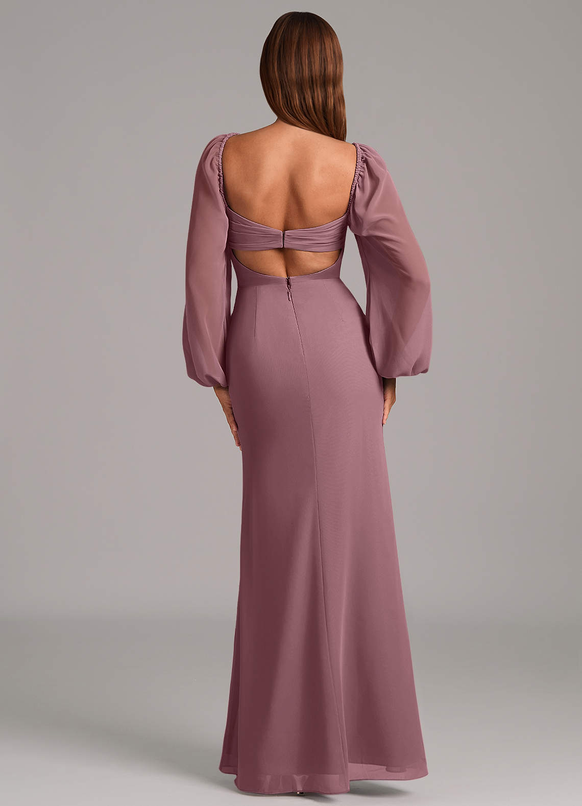 Brixley Mermaid Sweetheart Chiffon Bridesmaid Dress in Amethyst