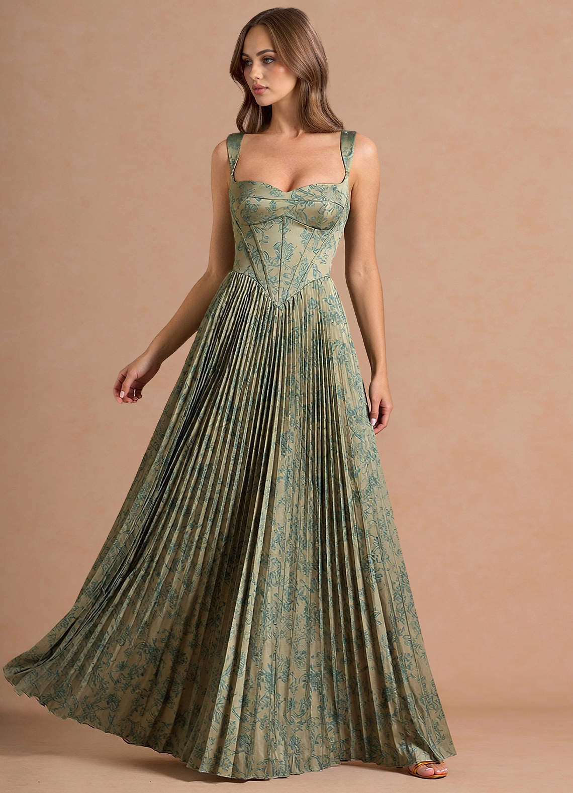 Isonelle A-Line Sweetheart Jacquard Wedding Guest Dress in Platinum Teal
