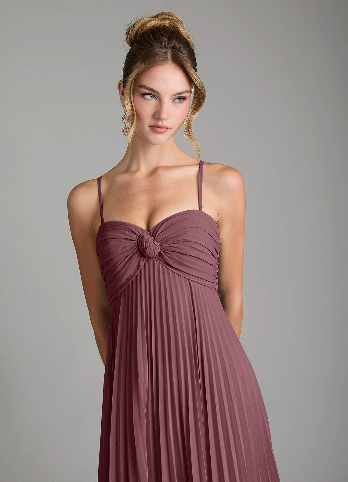Tempest A-Line Sweetheart Chiffon Bridesmaid Dress in Sangria