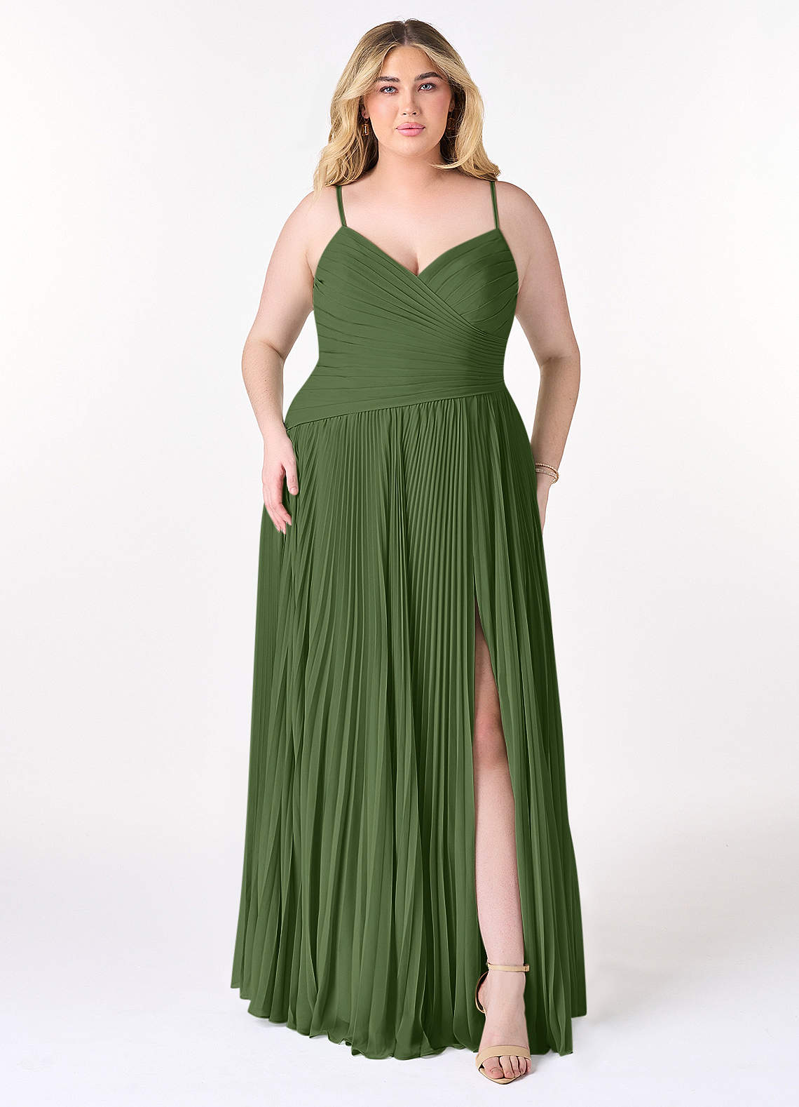 Vini A-Line V-Neck Chiffon Bridesmaid Dress