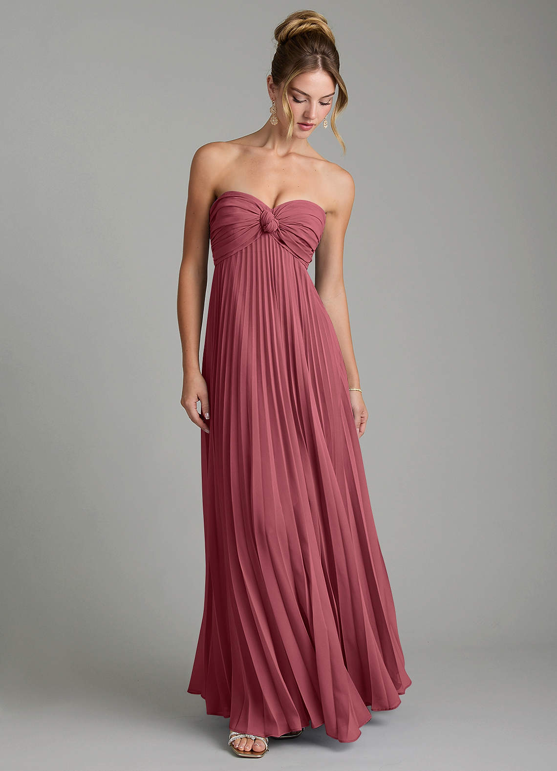 Tempest A-Line Sweetheart Chiffon Bridesmaid Dress in Merlot