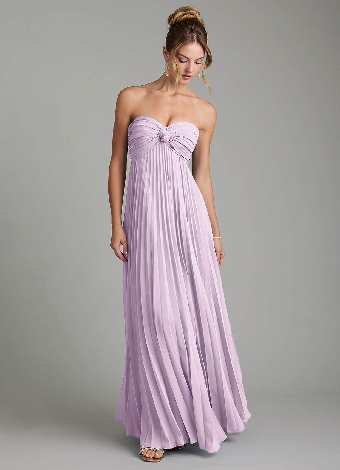 Tempest A-Line Sweetheart Chiffon Bridesmaid Dress in Frosted Lilac
