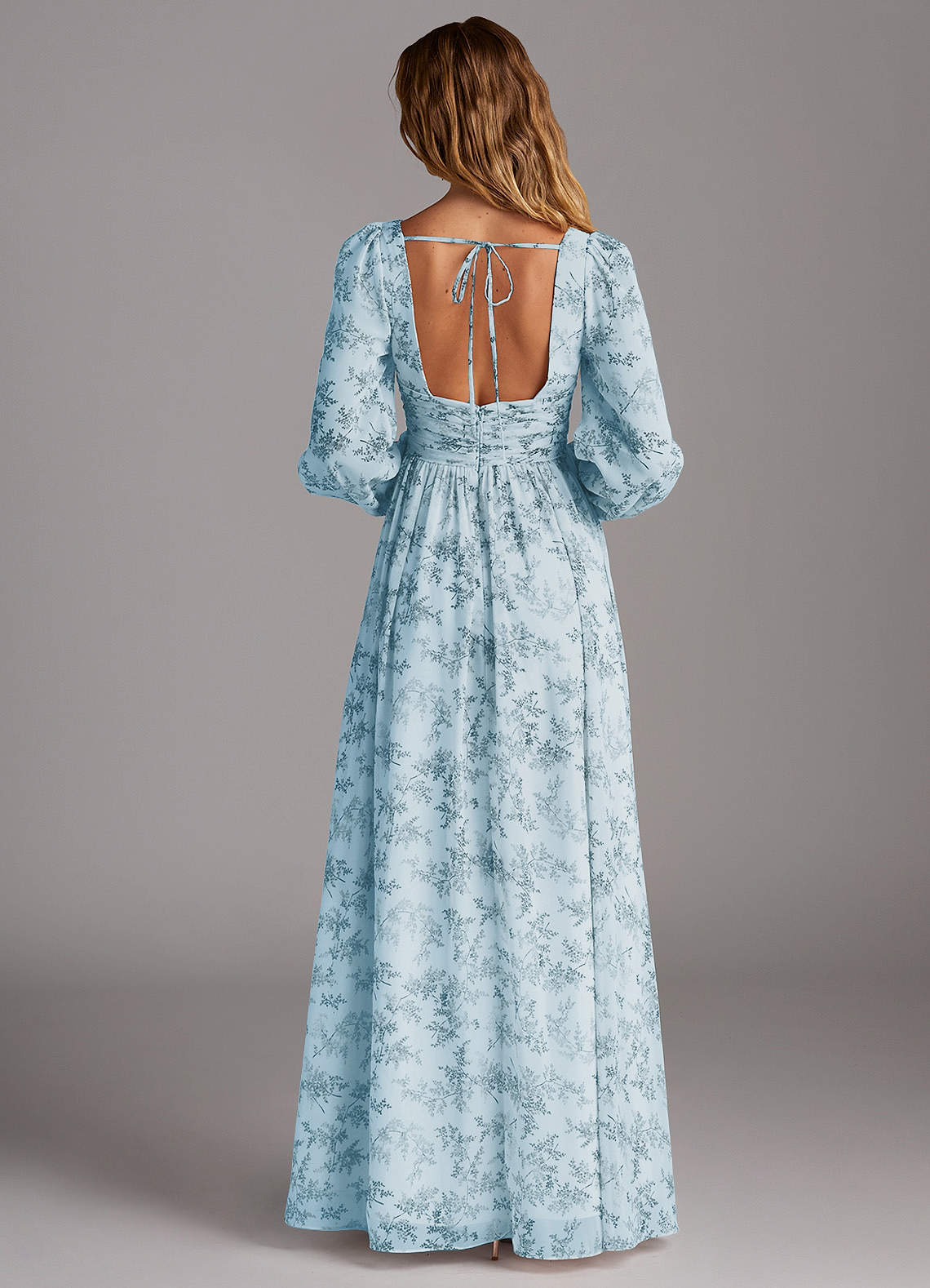 Norah A-Line V-Neck Chiffon Bridesmaid Dress