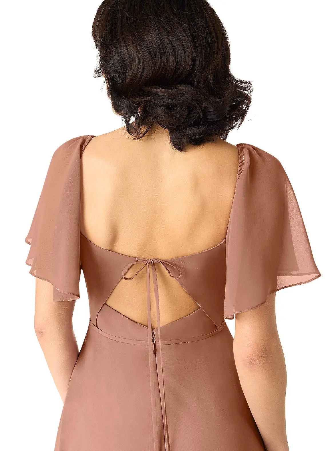 Chloe A-Line Sweetheart Chiffon Bridesmaid Dress in Lemon Sorbet