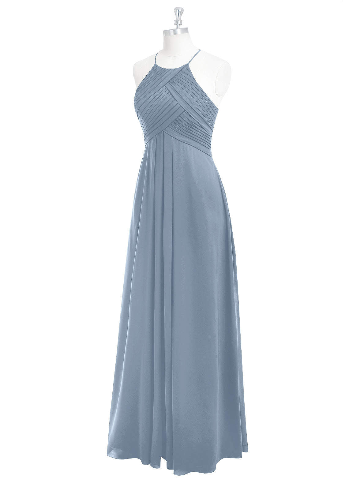 Ginger A-Line Halter Chiffon Bridesmaid Dress