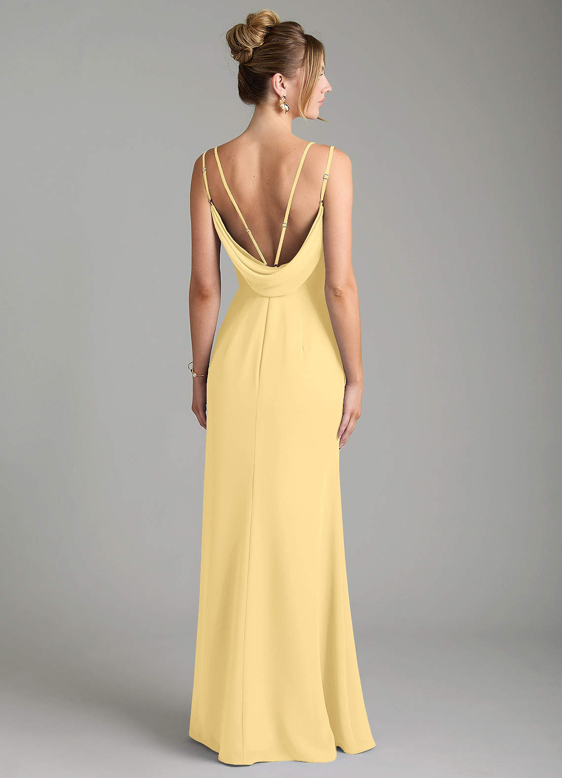 Egypt Sheath Sweetheart Chiffon Bridesmaid Dress in Butter