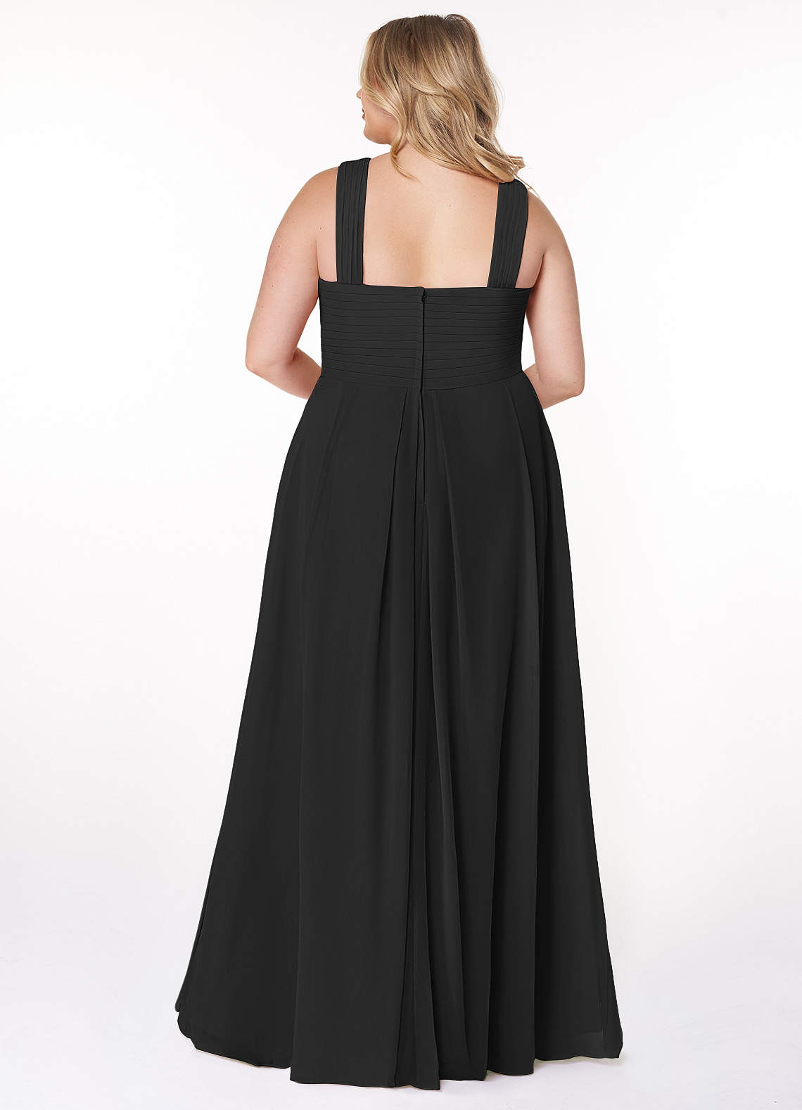 Kaleigh A-Line Halter Chiffon Bridesmaid Dress
