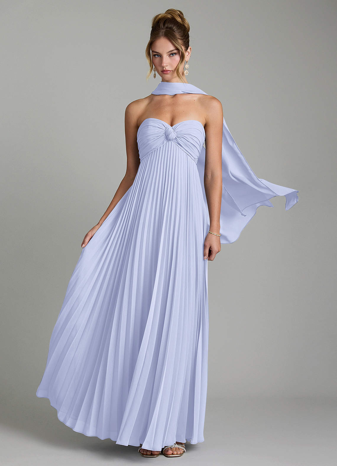 Tempest A-Line Sweetheart Chiffon Bridesmaid Dress in Lavender