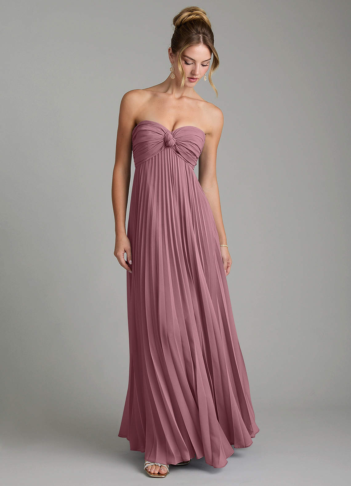 Tempest A-Line Sweetheart Chiffon Bridesmaid Dress in Amethyst